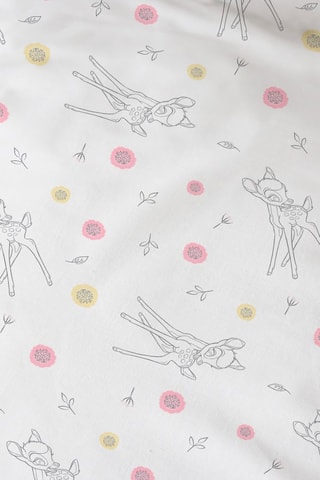 Lenzuolo sotto Bambi Disney - Bianco e giallo