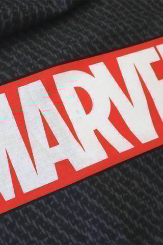 Parure copripiumino Marvel - Nero e rosso 