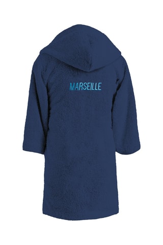 Accappatoio con cappuccio Olympique de Marseille - Blu