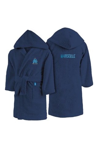 Accappatoio con cappuccio Olympique de Marseille - Blu