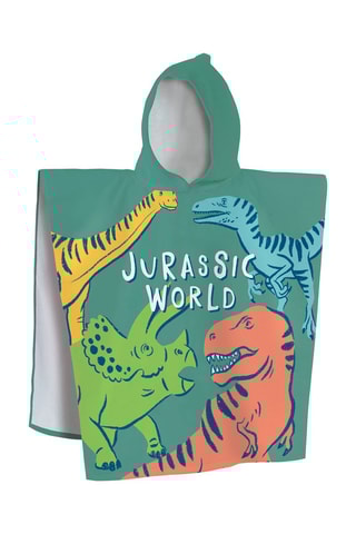 Mantellina da bagno Jurassic World - Verde - 120 x 60 cm