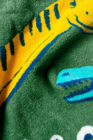 Mantellina da bagno Jurassic World - Verde - 120 x 60 cm