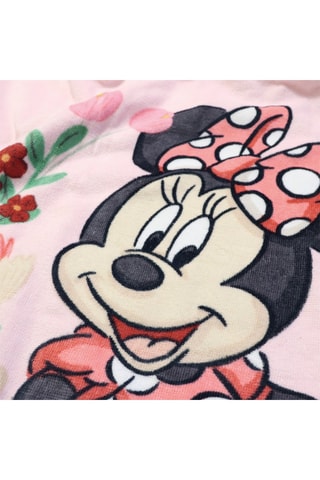 Mantellina da bagno con cappuccio Disney Home Minni - Rosa