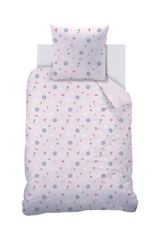 Parure copripiumino double face Paw Patrol Voyage - Rosa