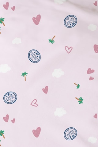 Parure copripiumino double face Paw Patrol Voyage - Rosa