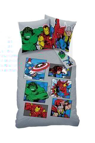 Parure copripiumino Avengers DC Comics - Multicolore