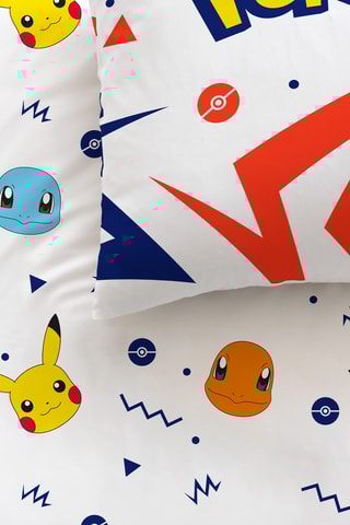 Parure copripiumino Pikachu Pokemon - Blu