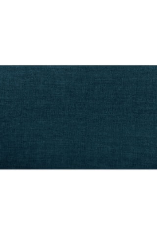 Canapé d'angle modulable et 2 poufs Jeanne - Bleu foncé - 5 places - En tissu velours