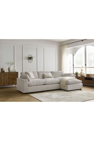 Canapé d'angle réversible Belair - Beige