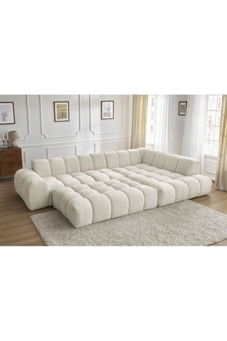 Canapé d'angle droit Everest - Blanc