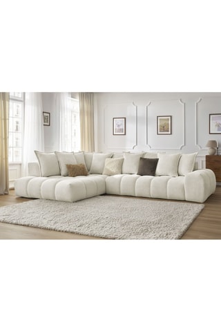 Canapé d'angle gauche Everest - Blanc