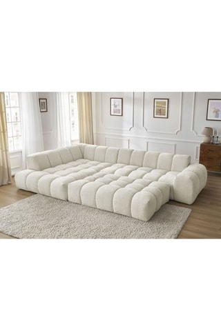 Canapé d'angle gauche Everest - Blanc