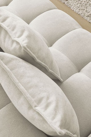 Canapé convertible Everest - Beige - 3 places - En tissu texturé