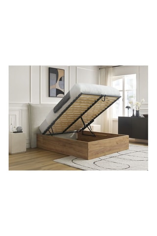 Lit-coffre avec sommier en bois Charlie