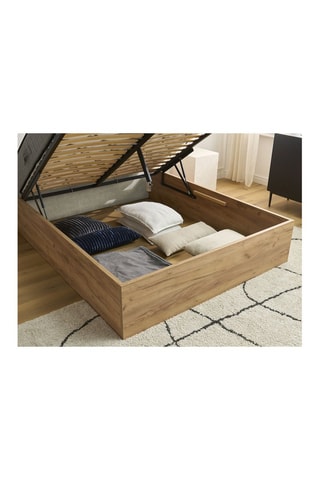 Lit-coffre avec sommier en bois Charlie