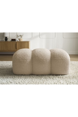 Pouf Hippolyte - Beige