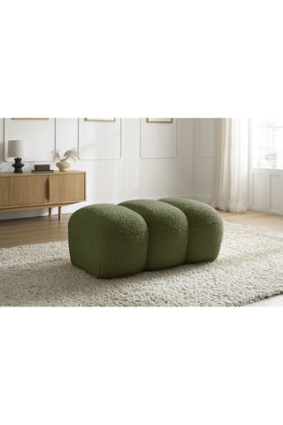 Pouf Hippolyte - Kaki