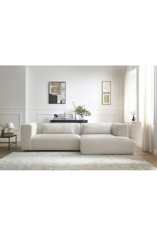 Canapé d'angle droit Harry Beige