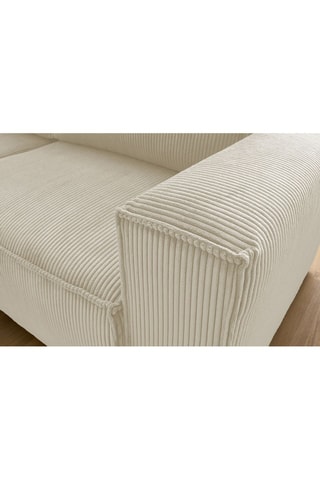 Canapé d'angle gauche Nihad compact - 
Beige