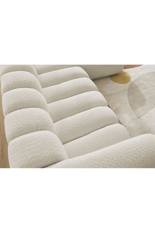 Canapé d'angle droit Talia - Beige