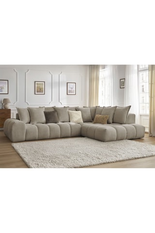 Canapé d'angle droit Everest - Taupe