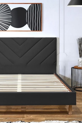 Lit Romane - Gris foncé