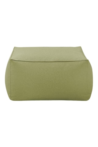 Pouf Riviera - Vert - En tissu lisse déperlant