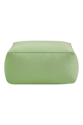 Pouf Riviera - Vert clair - En tissu chiné
