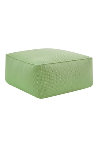 Pouf Riviera - Vert clair - En tissu chiné