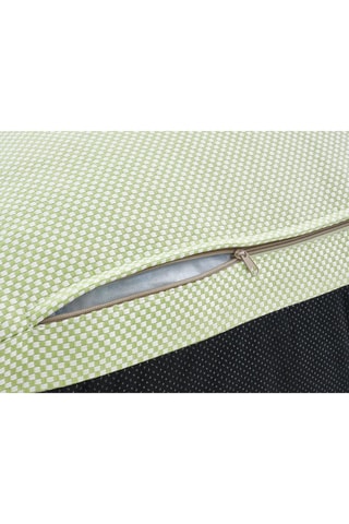 Pouf Riviera - Vert clair - En tissu chiné