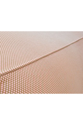 Pouf Riviera - Orange - En tissu chiné