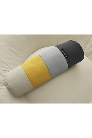 Pouf extérieur Eloane - Beige - Tissu imperméable