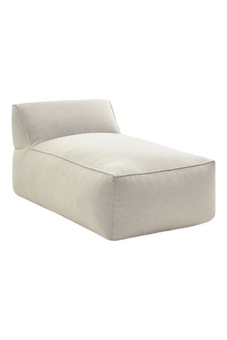 Chauffeuse Riviera - Beige - En tissu chiné déperlant