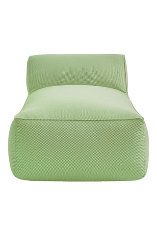 Méridienne Riviera - Vert clair - En tissu chiné déperlant