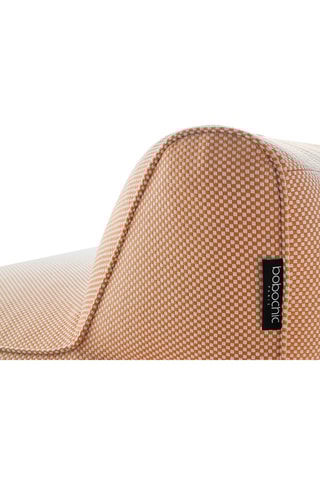 Méridienne Riviera - Orange - En tissu chiné déperlant