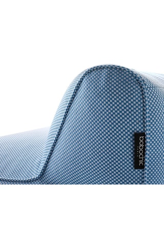 Méridienne Riviera - Bleu - En tissu chiné déperlant