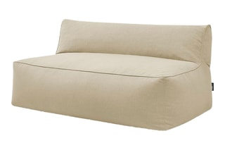 Chauffeuse Riviera - Beige - 2 places - En tissu lisse déperlant