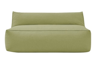 Chauffeuse Riviera - Vert - 2 places - En tissu lisse déperlant