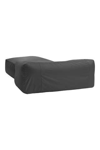 Canapé de jardin Nour - 3 places  - Orange - Tissu chiné 