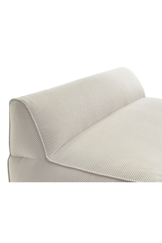 Chauffeuse Riviera - Beige - 4 places - En tissu doux