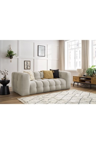 Canapé Cloud - Beige - 3 places - En polyester