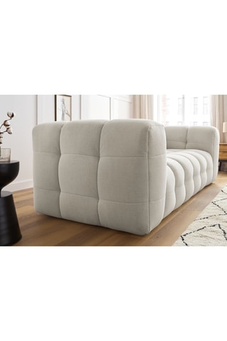 Canapé Cloud - Beige - 3 places - En polyester