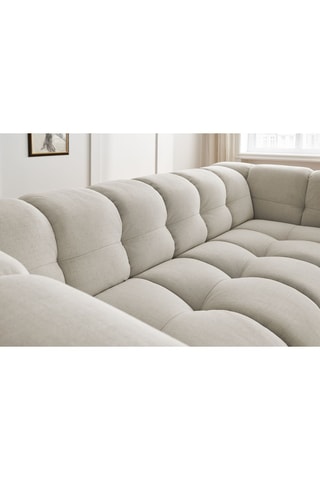 Canapé Cloud - Beige - 3 places - En polyester