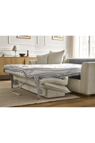 Canapé d'angle réversible convertible Augustin - Beige - 3 places - En tissu texturé