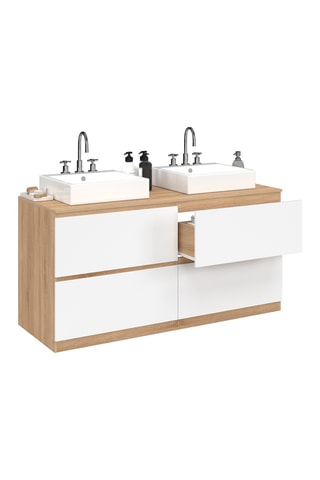 Meuble de salle de bain 4 tiroirs Tom - 120 x 45 x 60 cm