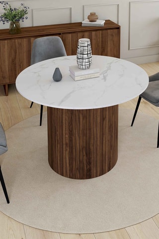 Table à manger Alvar - 110 x 75 x 110 cm