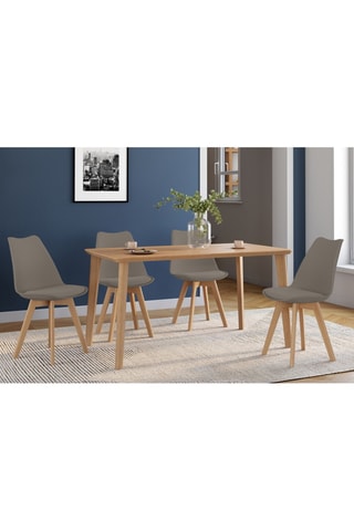 4 chaises Nordia - 46 x 40 x 45 cm