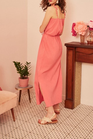 Robe longue Tiany - Rose