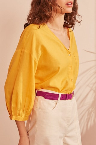 Blouse Victorine - Jaune
