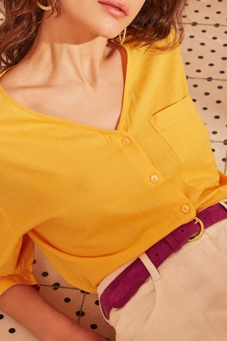 Blouse Victorine - Jaune